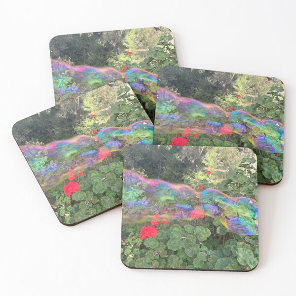 Item preview, Iridescent Bubble Over Garden Blooms designed and sold by TrisaThyme.