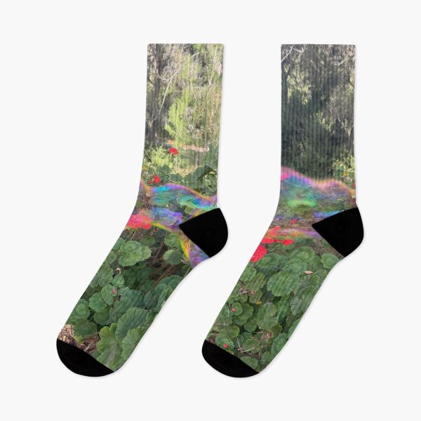 Item preview, Iridescent Bubble Over Garden Blooms designed and sold by TrisaThyme.