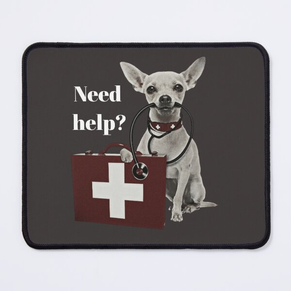 Item preview, Funny Chihuahua Doctor – Need Help designed and sold by Mb-arte.