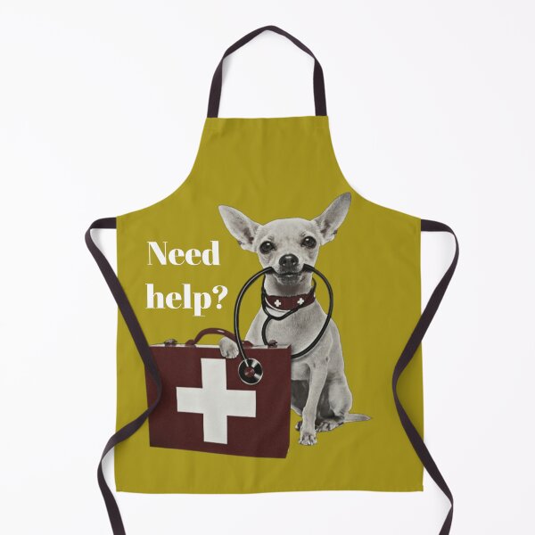 Item preview, Funny Chihuahua Doctor – Need Help designed and sold by Mb-arte.