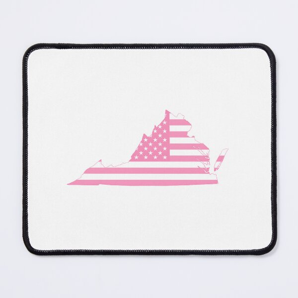 Item preview, Virginia State Pop Pink Stars & Stripes – Trendy Pink designed and sold by Paper Drip.