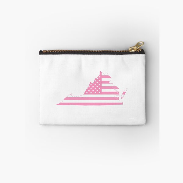 Item preview, Virginia State Pop Pink Stars & Stripes – Trendy Pink designed and sold by Paper Drip.