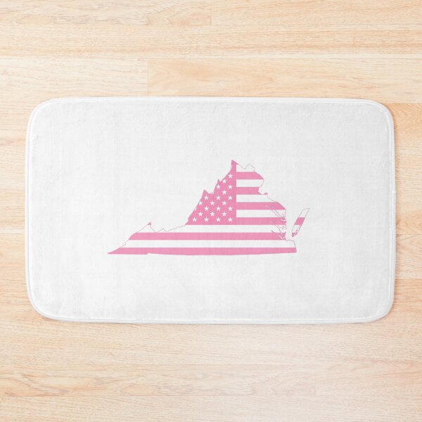 Item preview, Virginia State Pop Pink Stars & Stripes – Trendy Pink designed and sold by Paper Drip.
