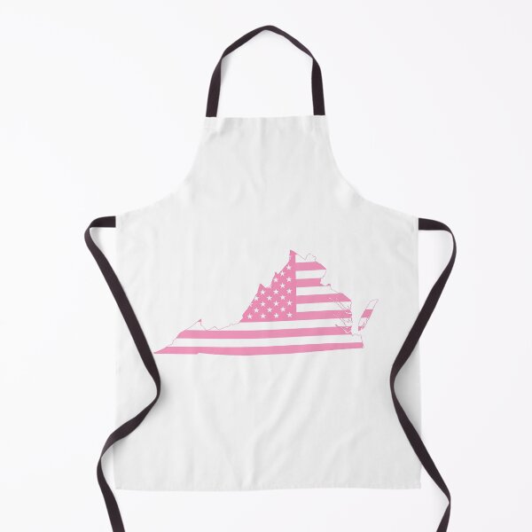 Item preview, Virginia State Pop Pink Stars & Stripes – Trendy Pink designed and sold by Paper Drip.