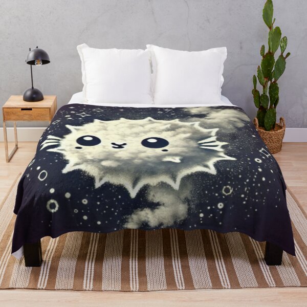Item preview, Cute Space Pufferfish Kawaii Stardust Cloud designed and sold by BigBlueArt.