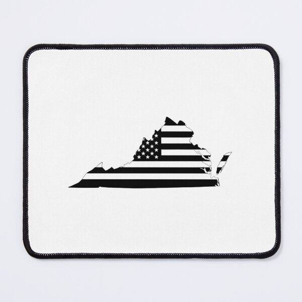 Item preview, Virginia USA Flag Silhouette – Stars and Stripes State Outline designed and sold by Paper Drip.