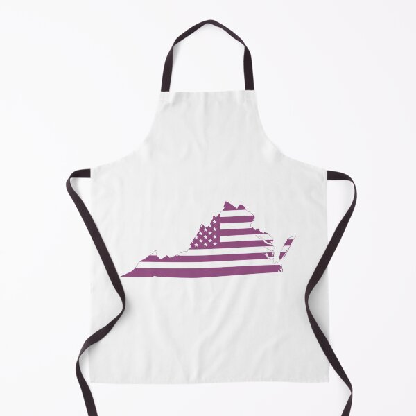 Item preview, Virginia USA Flag Silhouette – Stars and Stripes State Outline designed and sold by Paper Drip.