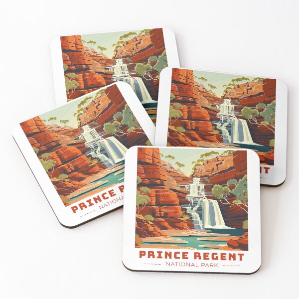 Item preview, Prince Regent National Park, Australia Vintage Art Travel Landscape designed and sold by MaateoDesign.