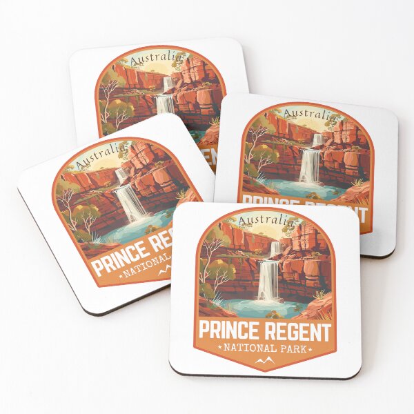 Item preview, Prince Regent National Park, Australia Retro Travel Art Emblem designed and sold by MaateoDesign.