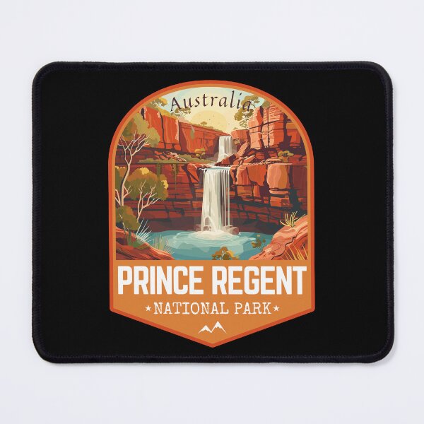 Item preview, Prince Regent National Park, Australia Retro Travel Art Emblem designed and sold by MaateoDesign.
