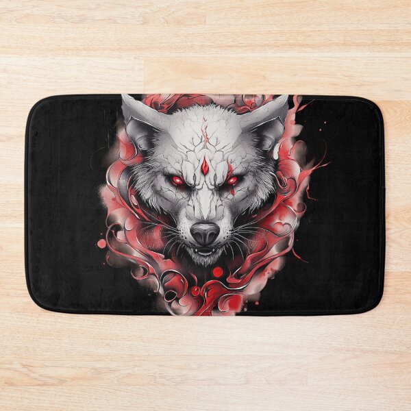 Item preview, Crimson Marked Spirit Wolf designed and sold by Daagath.
