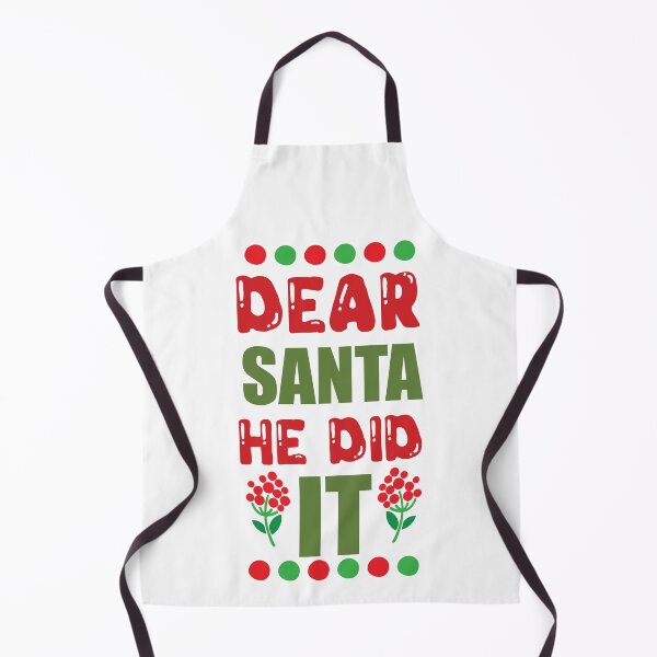 Item preview, Dear Santa He Did It - Funny Christmas Sibling Rivalry Slogan designed and sold by FuzionRaptor.