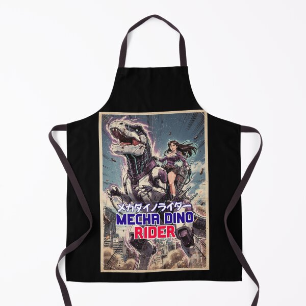Item preview, Mecha Dino Rider - Retro Anime designed and sold by FilMate.