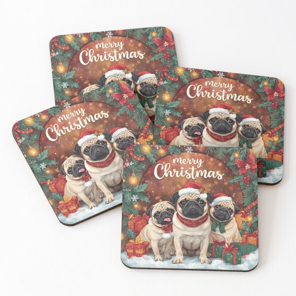 Item preview, It's Christmas for Pug Christmas  designed and sold by Petsthetic.