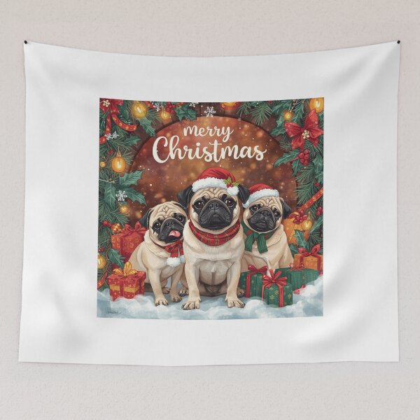 Item preview, It's Christmas for Pug Christmas  designed and sold by Petsthetic.