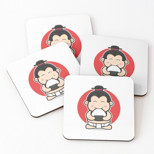 Item preview, Chibi Sumo Wrestler: Happy Onigiri designed and sold by ArtByRahim.