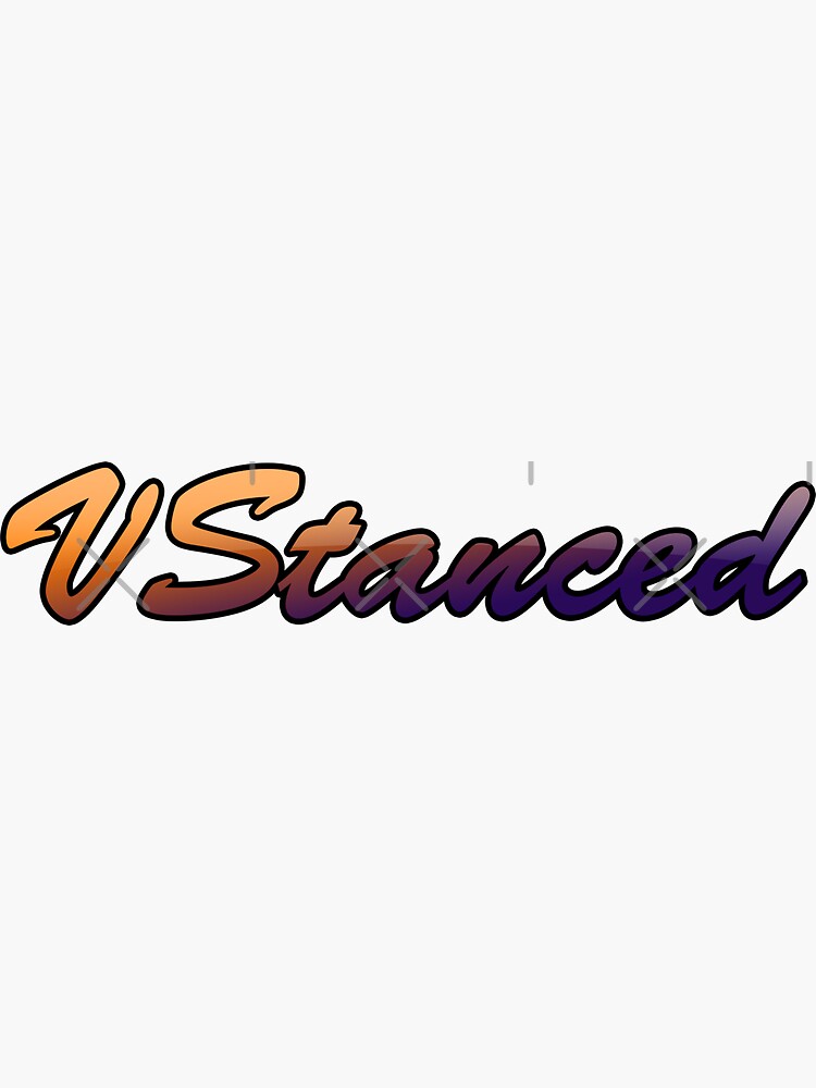 VStanced Retro Vibes - Sticker by BBsOriginal