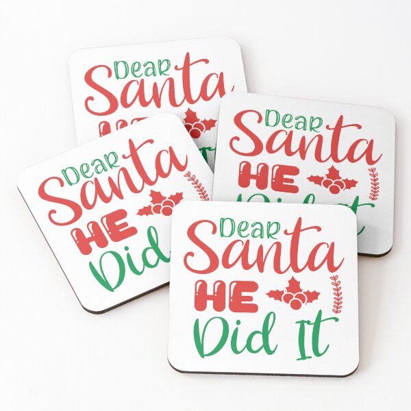 Item preview, Dear Santa He Did It - Funny Matching Family Naughty List Slogan designed and sold by FuzionRaptor.