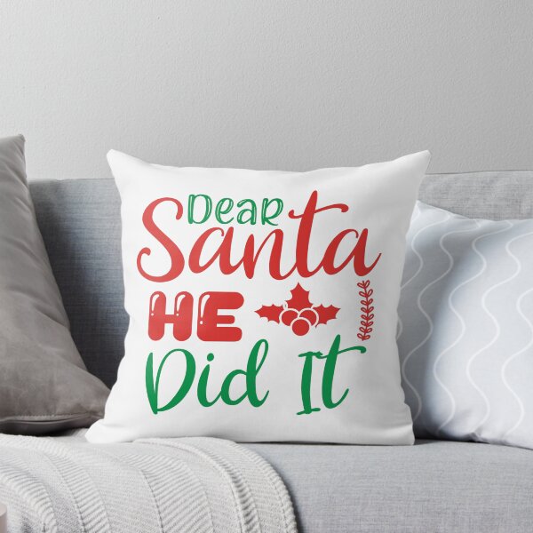Item preview, Dear Santa He Did It - Funny Matching Family Naughty List Slogan designed and sold by FuzionRaptor.