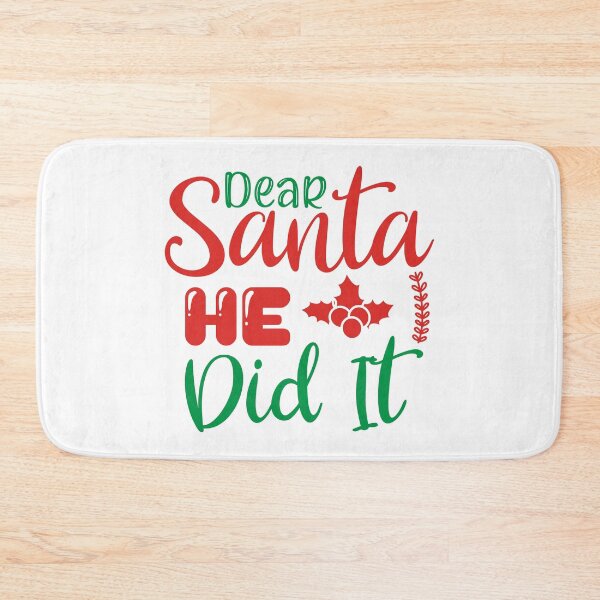 Item preview, Dear Santa He Did It - Funny Matching Family Naughty List Slogan designed and sold by FuzionRaptor.