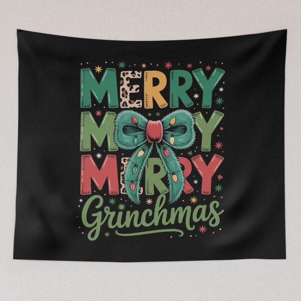 Item preview, Merry Merry Merry Grinchmas 5 designed and sold by HoodsyInk.