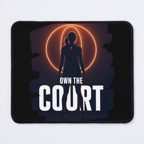 Item preview, Basketball Player silhouette standing tall text Own The Court 6 designed and sold by Neon G.