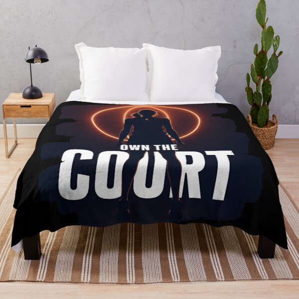 Item preview, Basketball Player silhouette standing tall text Own The Court 6 designed and sold by Neon G.