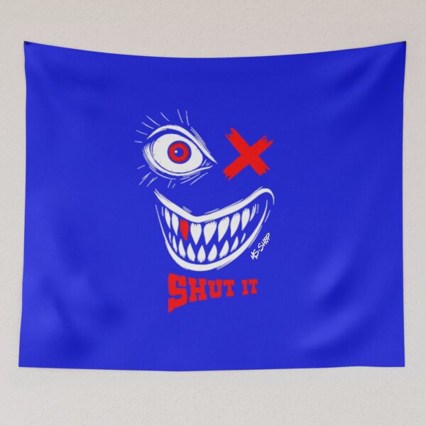 Item preview, Shut It – Crazy Evil Smile Design designed and sold by MS-Shop4you.