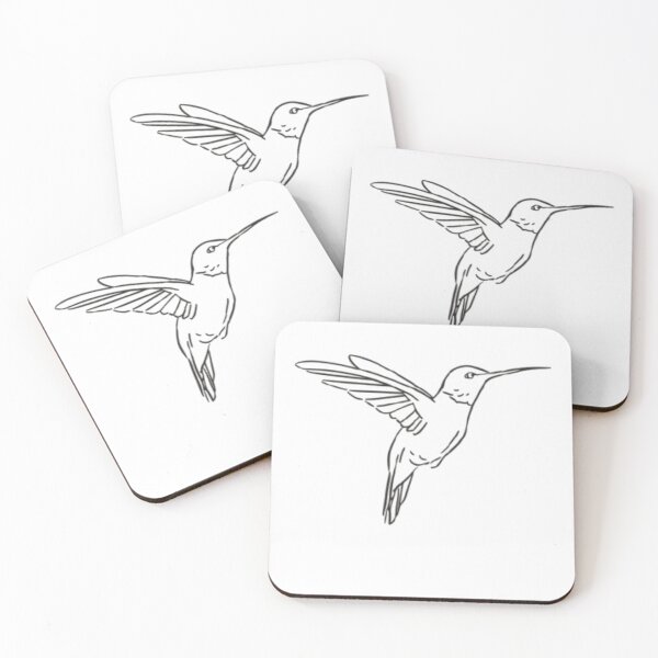 Item preview, Hummingbird Minimal Line Art designed and sold by mari0n980.