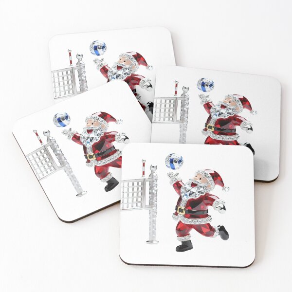 Item preview, Santa playing volleyball  designed and sold by Nomad-Maynard.