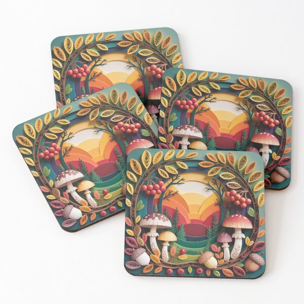 Item preview, Sunset in the forest thicket,quilling. designed and sold by elegantpaterns.