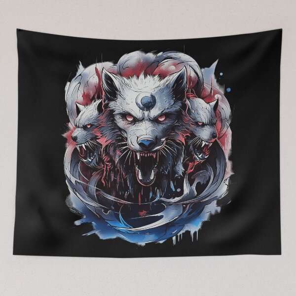 Item preview, Lunar Marked Cerberus Wolf designed and sold by Daagath.