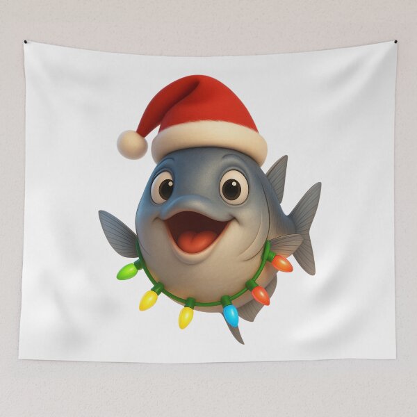 Item preview, Christmas Grunion Fish designed and sold by Sillytoe.