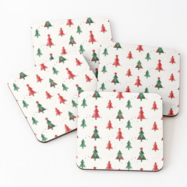 Item preview, Watercolor Christmas Trees Seamless Holiday Pattern designed and sold by homydesign.
