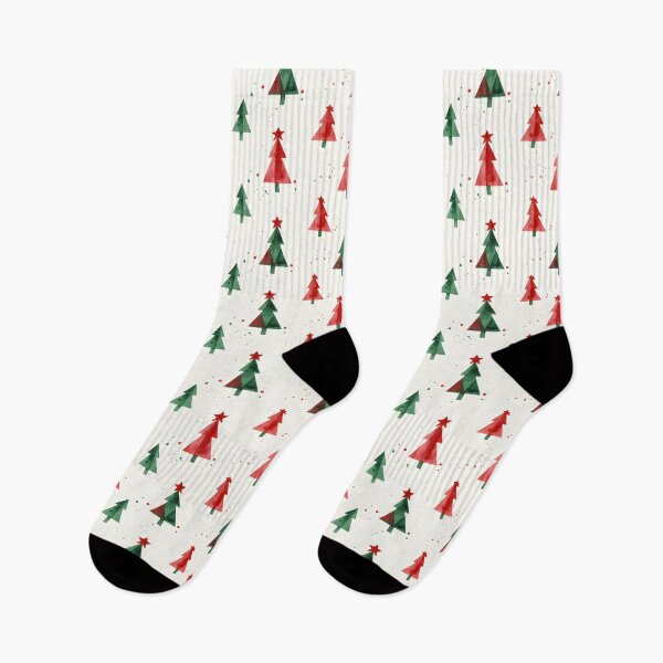 Item preview, Watercolor Christmas Trees Seamless Holiday Pattern designed and sold by homydesign.