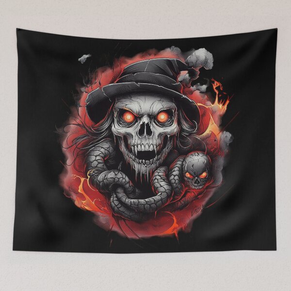 Item preview, Infernal Witch Skull Serpent designed and sold by Daagath.