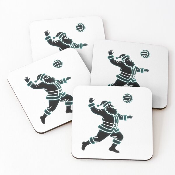 Item preview, Santa playing volleyball  designed and sold by Nomad-Maynard.
