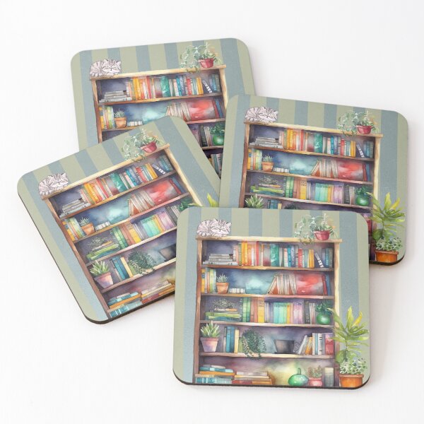 Item preview, Comfy Bookcase Scrapbooking Stickersheet designed and sold by BlesstB.