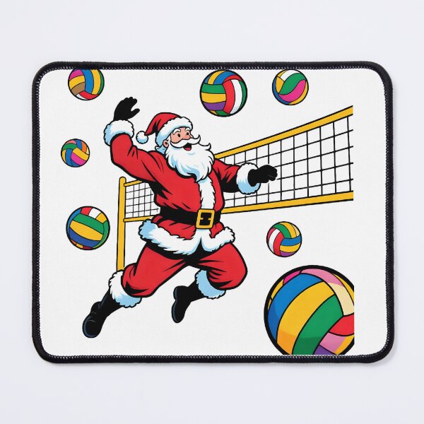 Item preview, Papá Noel jugando voleibol designed and sold by Nomad-Maynard.