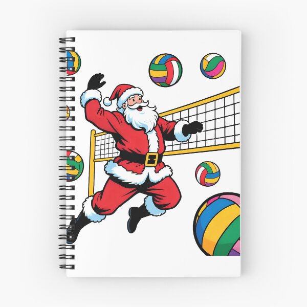 Item preview, Santa playing volleyball  designed and sold by Nomad-Maynard.