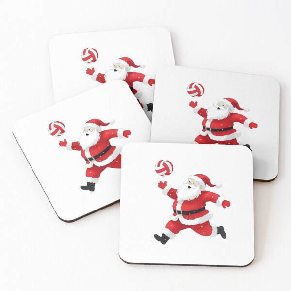 Item preview, Santa playing volleyball  designed and sold by Nomad-Maynard.