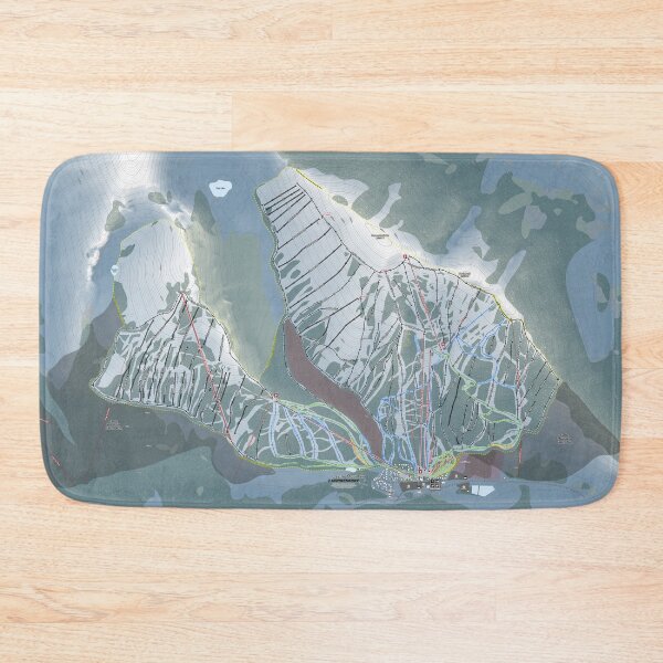 Artikelvorschau, Castle Mountain Resort Trail Map entworfen und verkauft von Mapsynergy.