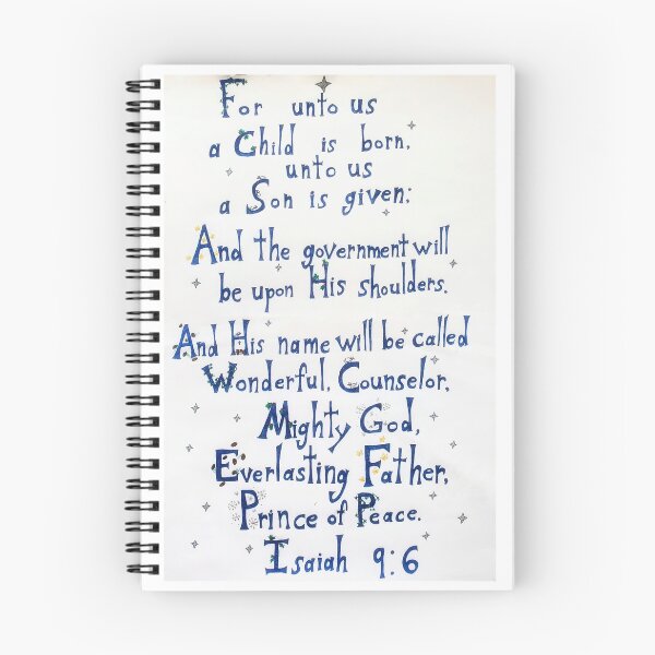 Item preview, Christmas verse Isaiah 9:6 designed and sold by J-Bird Creations.