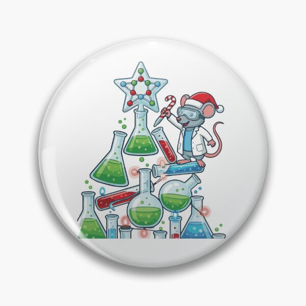 Item preview, Chemistree Christmas Shirt, Funny Science Teacher Gift, Cute Lab Mouse T-Shirt, Biology Chemistry Student Tee, Lab Tech Holiday Top designed and sold by Shirtssprea.