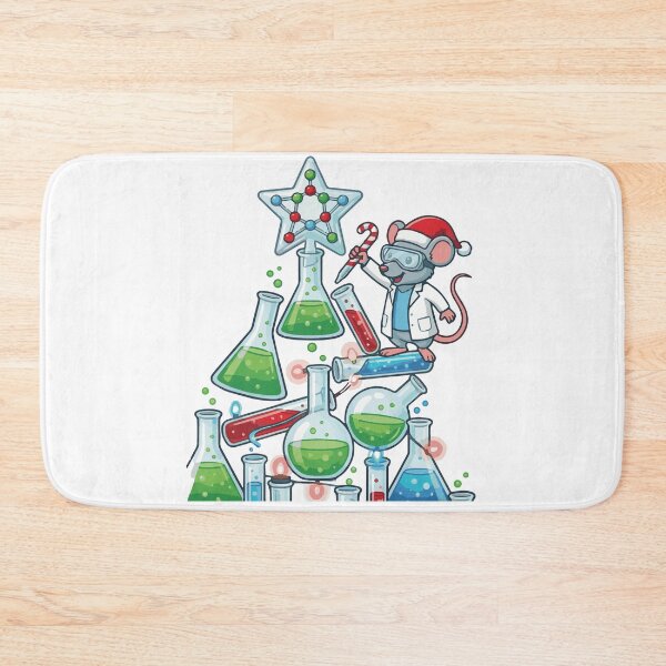Item preview, Chemistree Christmas Shirt, Funny Science Teacher Gift, Cute Lab Mouse T-Shirt, Biology Chemistry Student Tee, Lab Tech Holiday Top designed and sold by Shirtssprea.