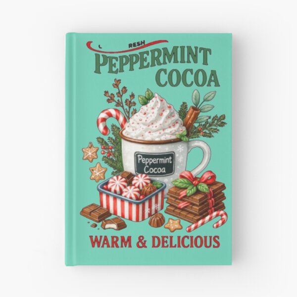 Item preview, Fresh Peppermint Cocoa Warm and Delicious Winter Illustration designed and sold by Lovemountain.