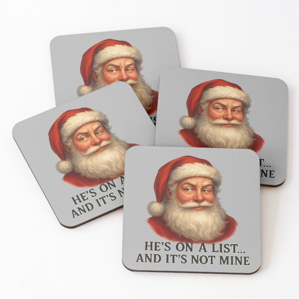 Item preview, Santa Side-Eye - Funny Christmas List Humor designed and sold by I AM BRO.