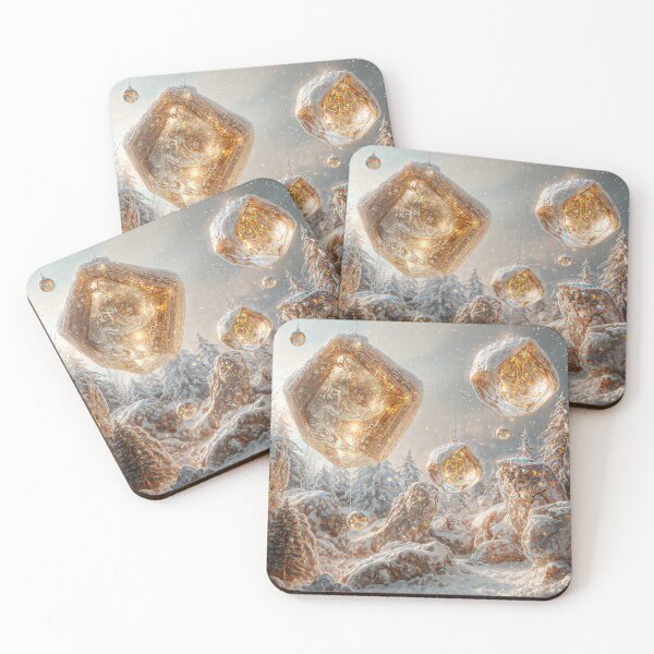 Item preview, Golden Light Cubes in Snow designed and sold by NIVEX.