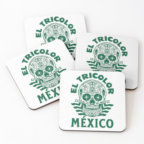 Item preview, Mexico skull animated green designed and sold by VRedBaller.