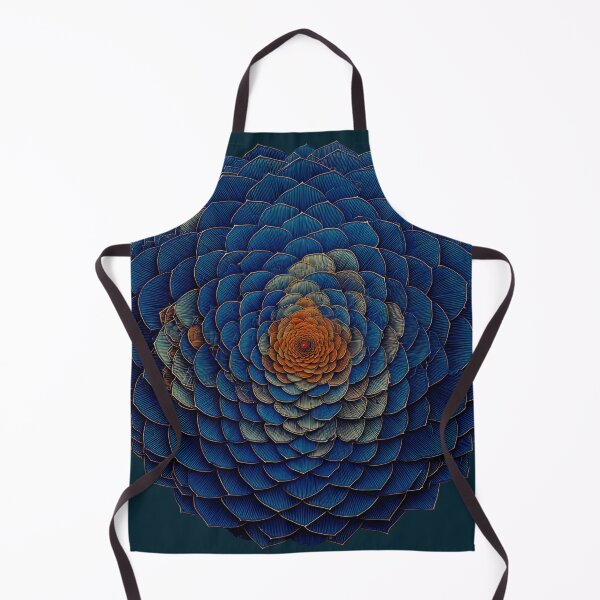 Item preview, Blue Lotus Mandala | Sacred Geometry Flower • Kolam Art designed and sold by AtotheTwoDesign.